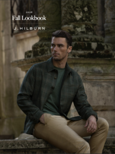 Fern Green plaid custom shirt jacket for men's fall style